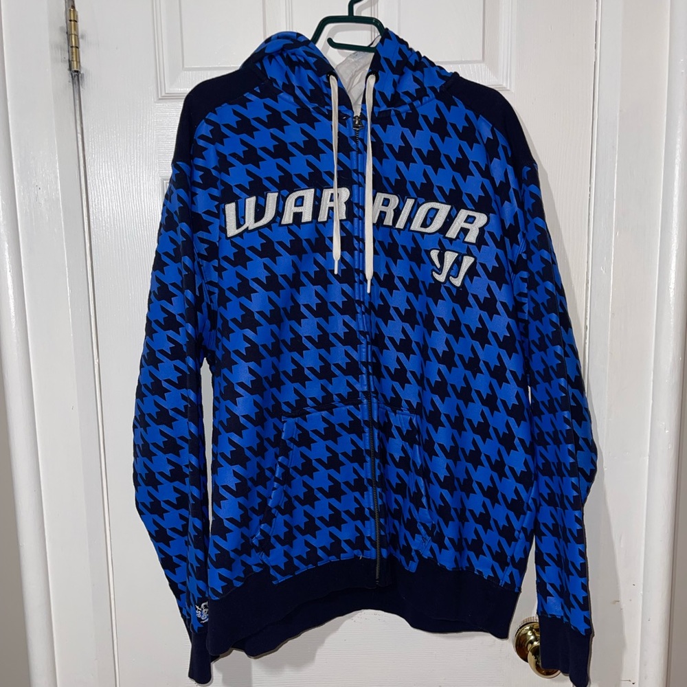 Blue/black WARRIOR HOCKEY hoody size XXL!